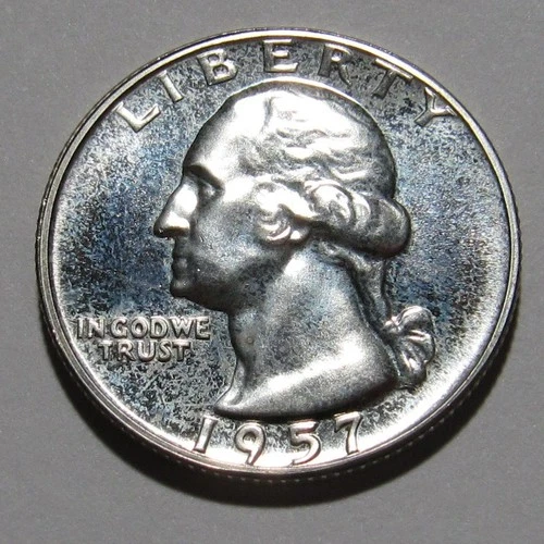 1957-P Washington Quarter Proof — photo from another recent sale