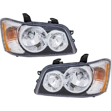 Headlights Headlamps Left & Right Pair Set NEW for 01-03 Toyota Highlander