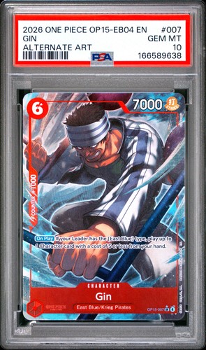 Gin (Alternate Art) graded PSA 10 for sale on eBay