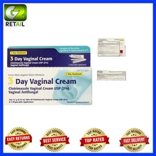 Relief with Clotrimazole 3-Day Vaginal Cream - 0.74 Oz Disposable Applicators
