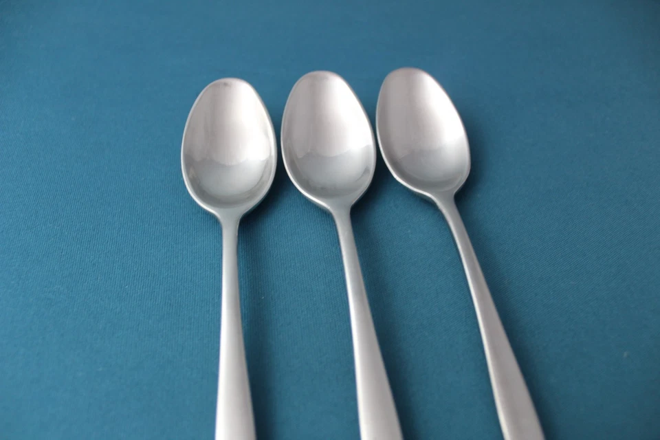 3 cucharaditas Dansk VARIATION V acero inoxidable satinado Japón 6 5/8" Foto 3 de 4