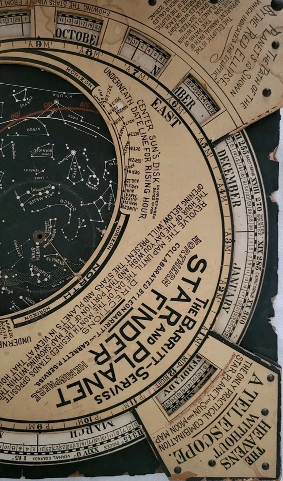 1906 Barritt Serviss Star and Planet Finder - Изображение 3 из 4