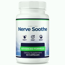 Nerve Soothe Capsules - NerveSoothe Natural Support for Nerve Health 60ct
