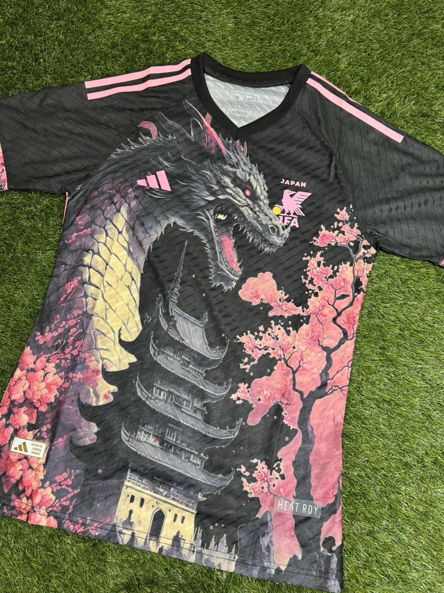 Japan National Team Dragon Blossom Jersey – Adidas Heat.RDY Black