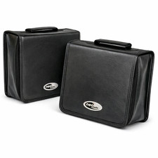 2 x Neo Media 500 Capacity Faux Leather CD/DVD Storage Case with Ring Binder