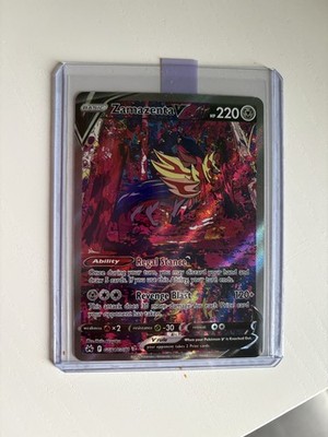 Pokemon Zamazenta V GG54/GG70 Crown Zenith Galarian Gallery Holo V Rare NM