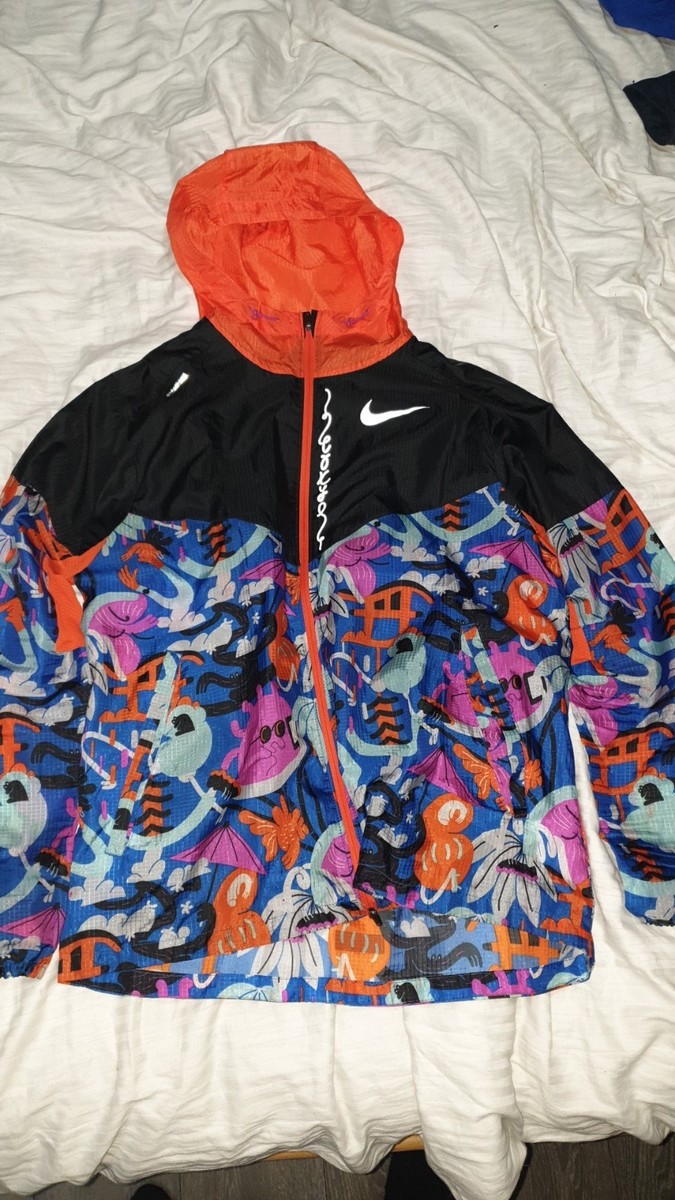 新品NIKE Tokyo Windrunner Jacket キーニュ デザイン Rare Nike Windrunner Tokyo Jacket Windbreaker Colorful XXL