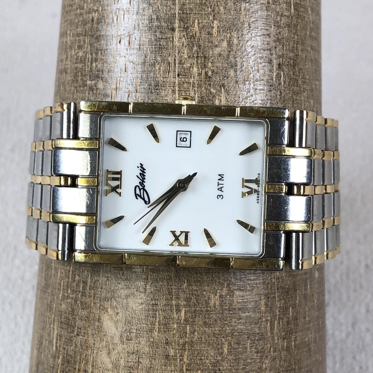 Belair 3atm Watch Belair Watch Mens 23mm Rectangular Stainless