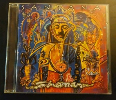 Santana: Shaman 2002 Arista Records CD VG Rock Feat. Chad Kroeger P.O.D. Seal + 