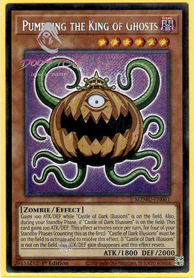 Yugioh! Pumpking the King of Ghosts MZMU-EN061 (Secret Rare) 1st Ed