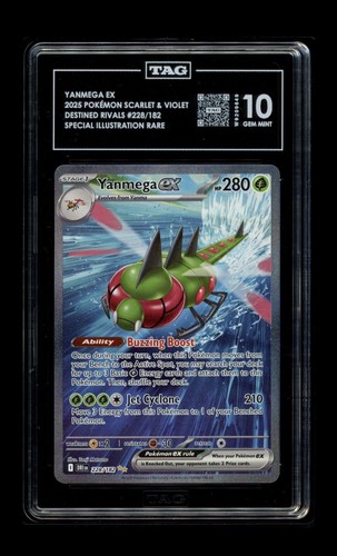 Yanmega ex graded TAG 10 for sale on eBay