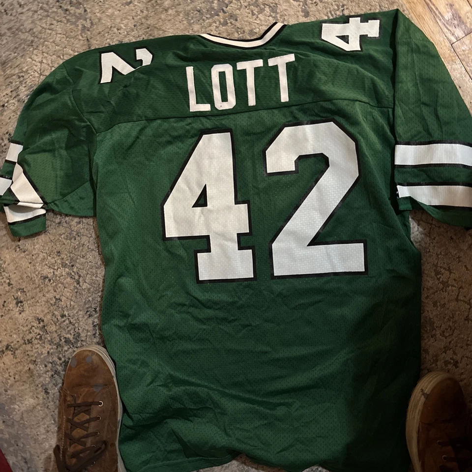 Camiseta deportiva vintage de los años 90 Champion Ronnie Lott Net York Jets talla 48 XL Foto 2 de 4