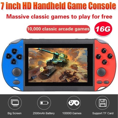 Handheld Spielkonsole 2700 Spiele 7'' Kinder Video Game Consoles X12 Plus NEU