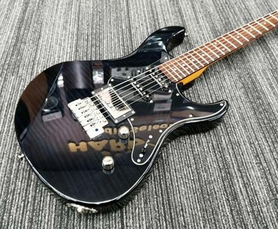 [YAMAHA] Pacifica PAC612VIIFM ST Type Black Electric Guitar Used From Japan Case