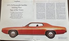1971 1972 1973 1974 Plymouth Satellite Sebring Plus 4 Pg Color Article 1971 1972 1973 1974 Plymouth Satellite Sebring Plus 4 Pg Color Article