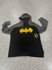 NWT Batman Logo DC Comics Hoodie Two Tone Sweatshirt Men's 2XL