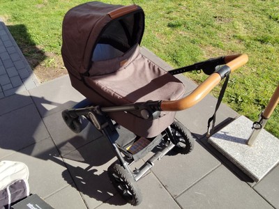 Emmaljunga NXT 90 Kinderwagen Trek Edition Timber Mit Wanne und Sportaufsatz
