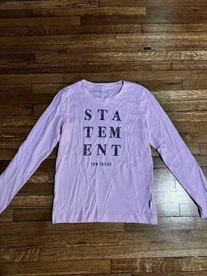 Tom Tailor Girls Size 10 Pink Long Sleeve Shirt