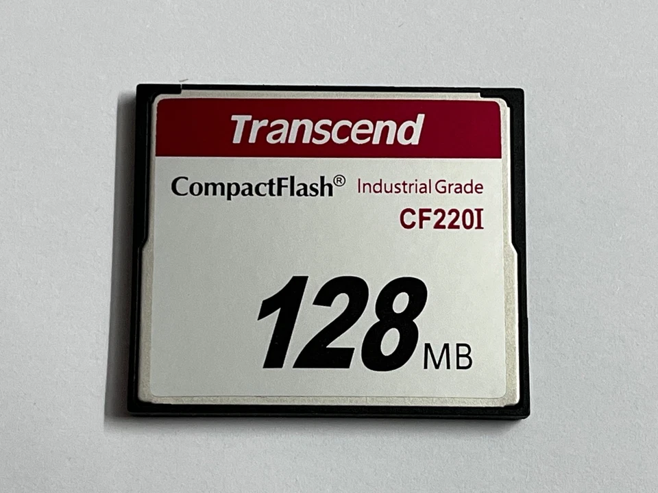 New Transcend TS128MCF220I 128MB Industrial Grade Compact Flash CF Card 220X - Image 3 of 4