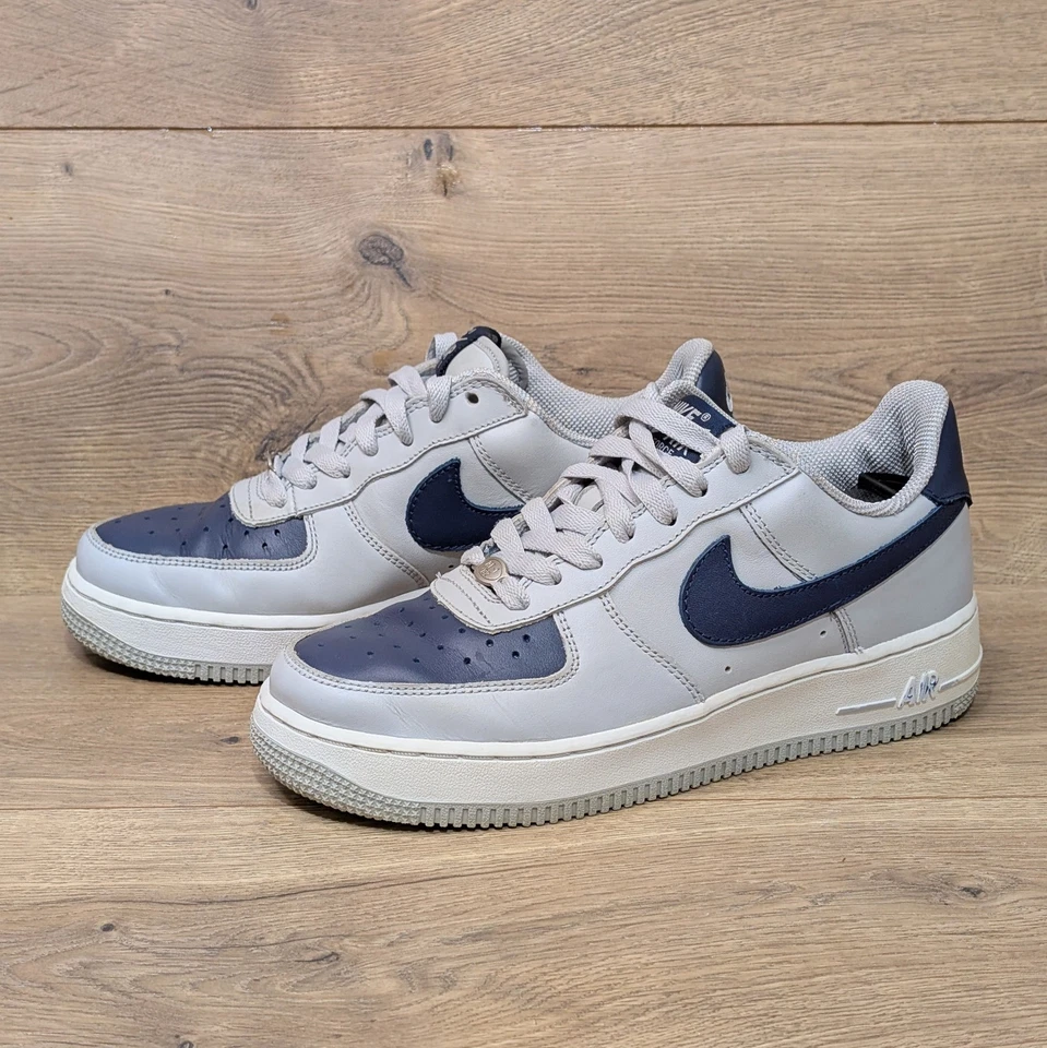 Nike Air Force 1 Gray Blue 306291-041 Kids Size 6Y Womens 7.5 - Image 2 of 4