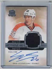 ⭐Erik Gustafsson - 2011-12 - UD - The Cup - Rookie - Patch - Auto /249 RPA⭐