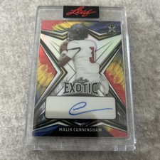 2022 Leaf Exotic Malik Cunningham Tie Dye RC Auto /7