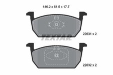 Bremsbelagsatz Vorne Mando-System für Audi A1 Sportback Allstreet City ab 12->