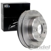 2X Eurobrake Bremsscheiben 290Mm Voll Hinten Passend FÜR Chrysler Grand Voyager