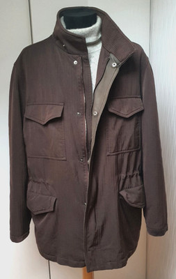 Enrico Mandelli Field Jacket Jacke Loro Piana Storm System Fabric 54/54  2.400 