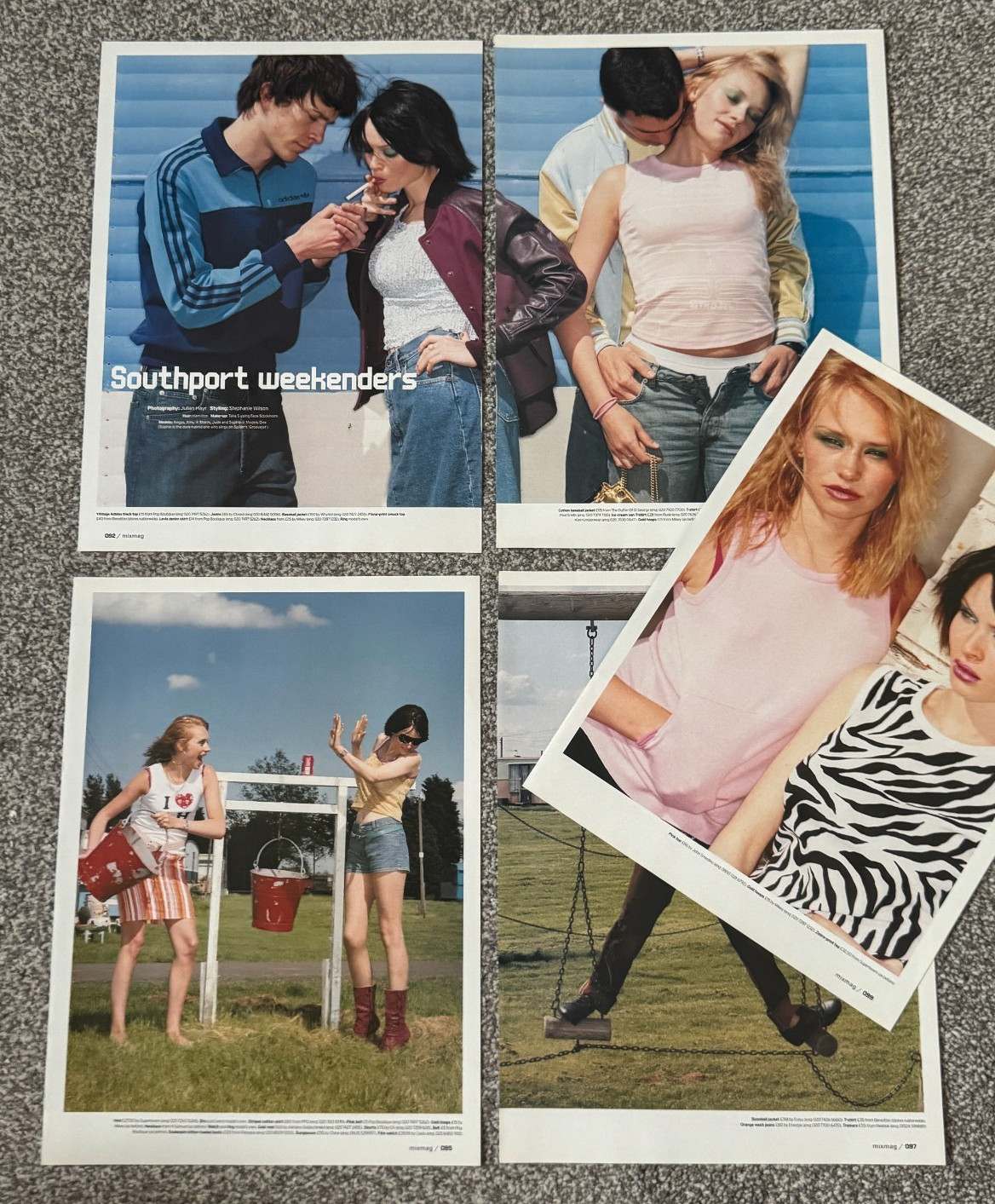 RARE 2000 Magazine Art Picture Fashion feature featuring Sophie Ellis-Bexter