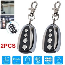 2pcs 433MHz Remote Control Backup Key Sliding Gate Opener Automatic Operator