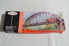 VINTAGE OO/HO PLAYCRAFT Ref B380 B 380 ARCHED STEEL RAIL BRIDGE UNUSED BOXED