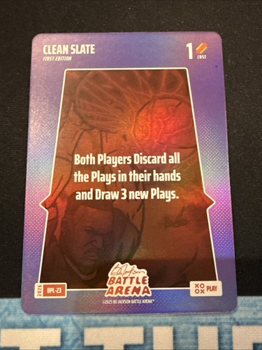 2026 Bo Jackson Battle Arena Clean Slate #BPL-23 Bonus Play Foil SSP BOBA