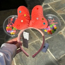 Disney balloon big Bow Minnie ears Headband Hong Kong Disneyland