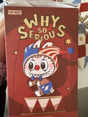 Authentic WHY SO SERIOUS Plush Doll Juggling Clown Labubu US Open