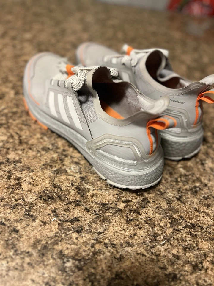 Adidas UltraBoost Winter.Rdy 'Grey/Orange EG9800(Men’s Size 9.5)Reflective Trim - Image 2 of 4