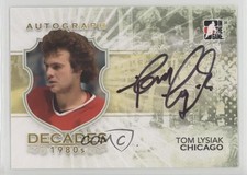 2010-11 ITG Decades 1980s Auto Tom Lysiak #A-TL Auto 1pc9
