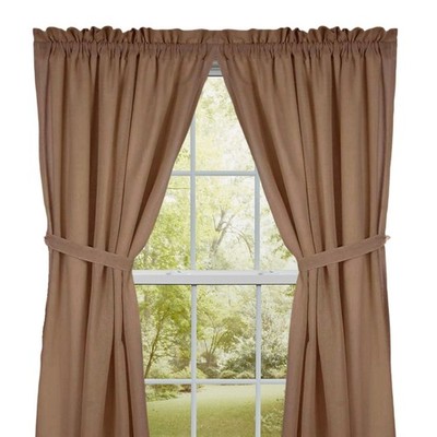 Home Collcetions by Raghu 72''x63'' Drapery Panels Bradford Tan