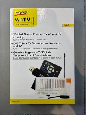 Hauppauge WinTV Ministick2 USB TV Stick DVB-T Tuner (Modell 294) Neu (Open Box)