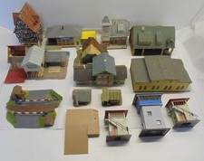 15 Häuser Gebäude für Spur H0 zum restaurieren für Bastler #FV#