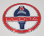 Vintage Ford Cobra Shelby GT500 Super Snake Porcelain Sign - Free Shipping