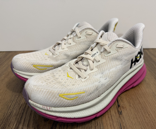 Chaussures de course Hoka Clifton 9 EBDB Egg Nog beige rose femme 7B - Photo 3/12