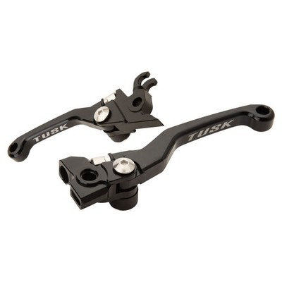 Tusk Folding Billet Aluminum Lever Set BlkFits: Beta 2017-2026 (see Fitment)
