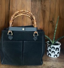 Gucci mini Diana bamboo Wildleder 