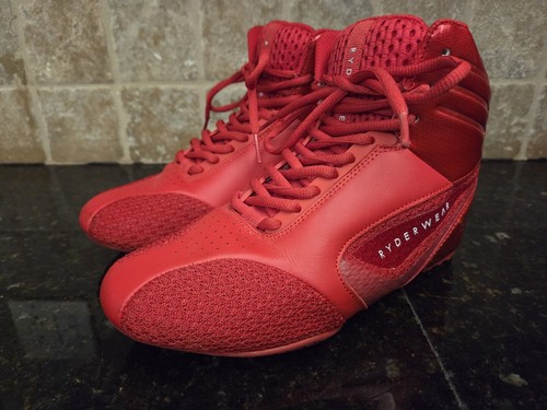 Ryderwear Red D-MAK CARBON FIBRE - EUC US Size 6
