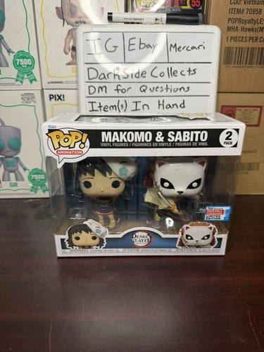 Funko Pop! Vinyl: Demon Slayer: Kimetsu no Yaiba - Makomo & Sabito - 2 Pack