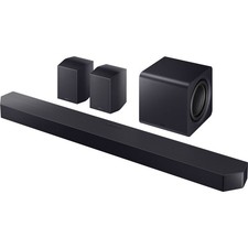 SAMSUNG Q-Series Soundbar 11.1.4 ch w/ Subwoofer and Rear Speaker - Graphite Bla
