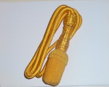 Yellow Cavalry Officer Sword Dagger Blade Knot Portepee Uniform Parade Army Band