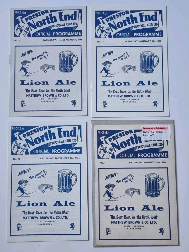 Preston N E FC Football Programmes 1960/61 - 1967/68 (Choose From List) - Image 4 of 4