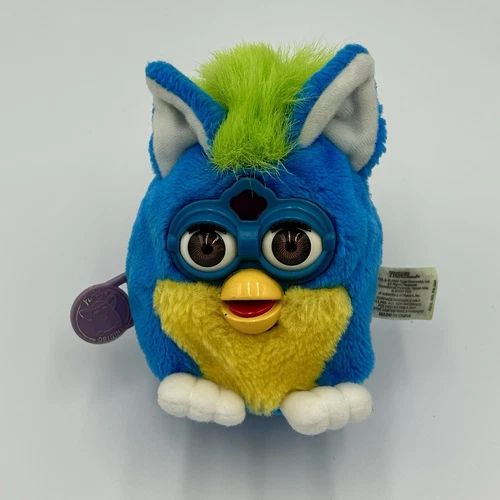 Hasbro | Tiger Electronics Furby - Blue Talking Buddy, WORKS, Vintage 2000